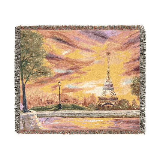 Sunset of Light Woven Blanket