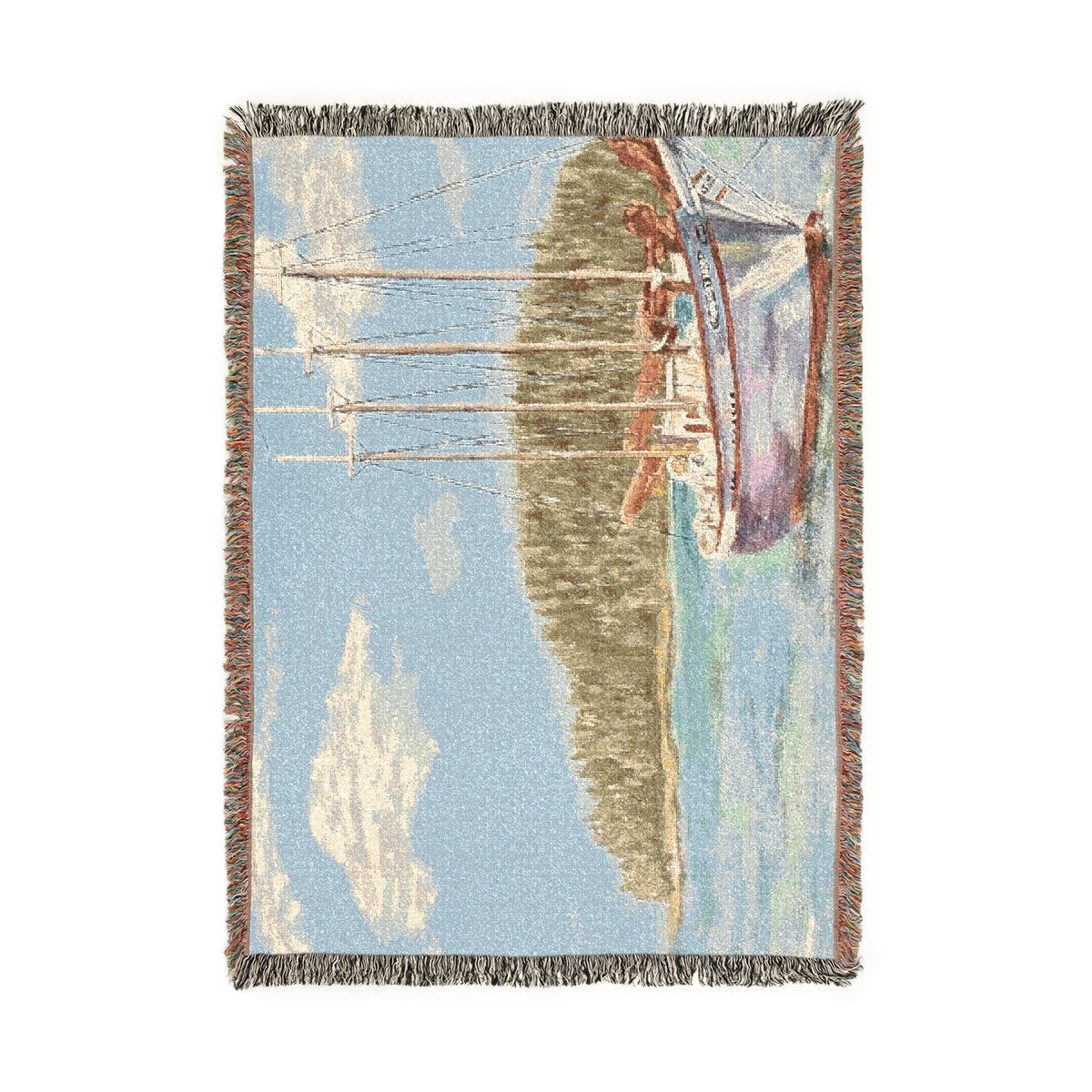 Distant Harbors Woven Blanket