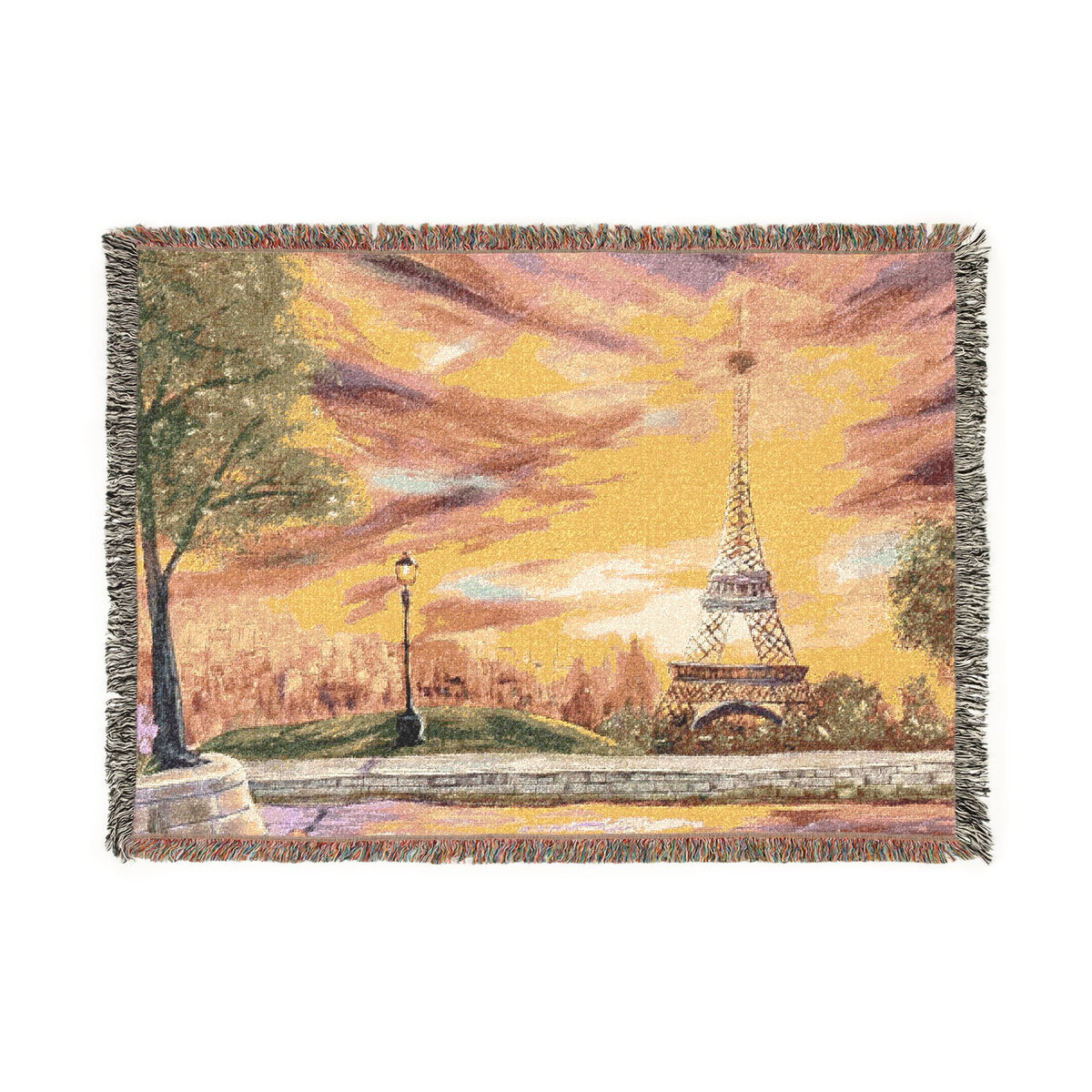 Sunset of Light Woven Blanket