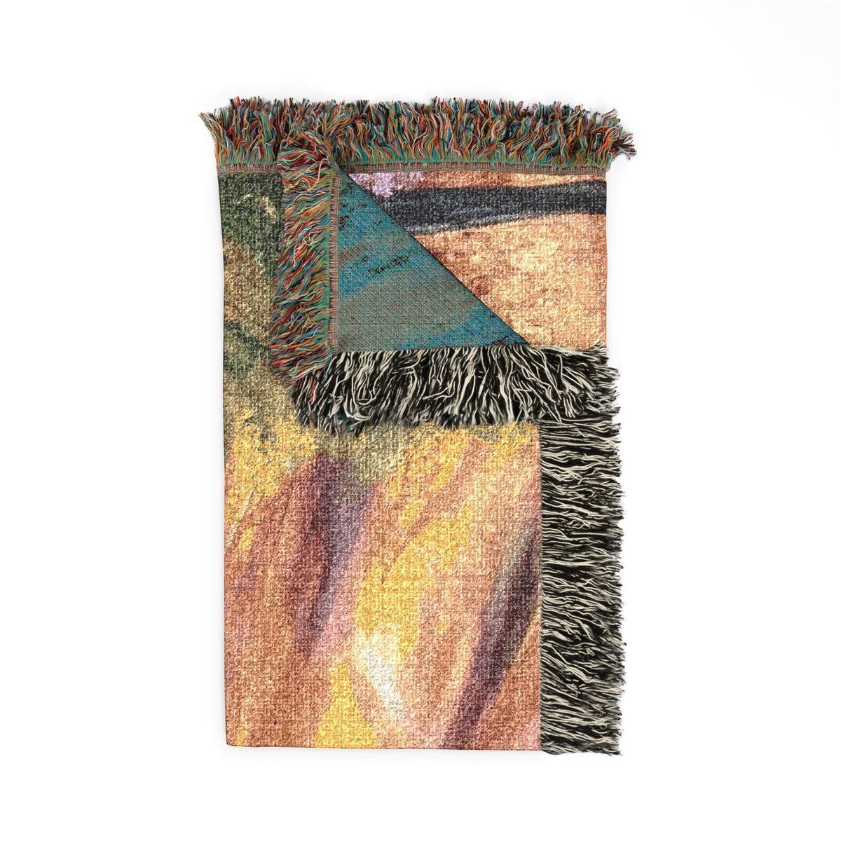 Sunset of Light Woven Blanket