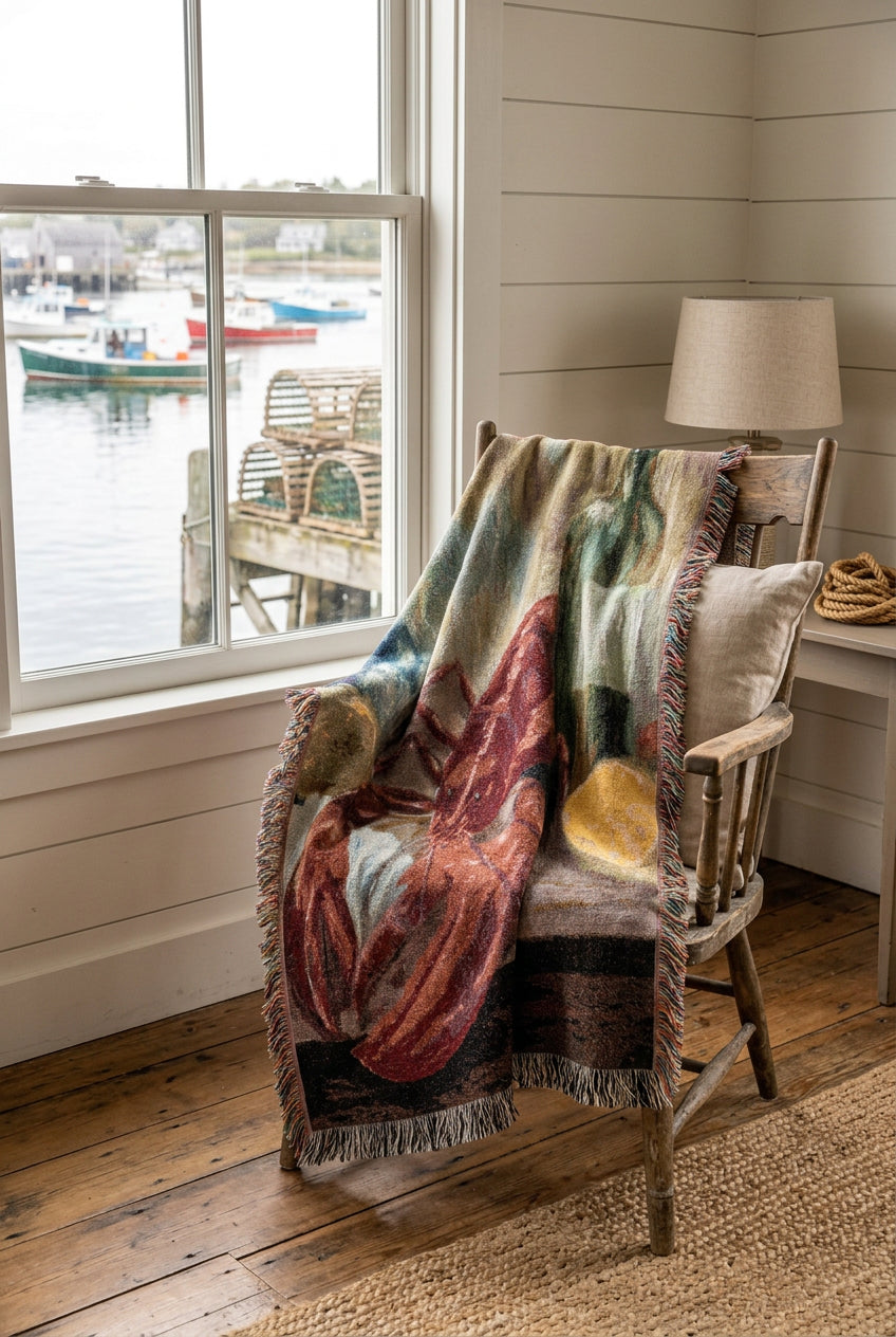 Nantucket Supper Woven Blanket