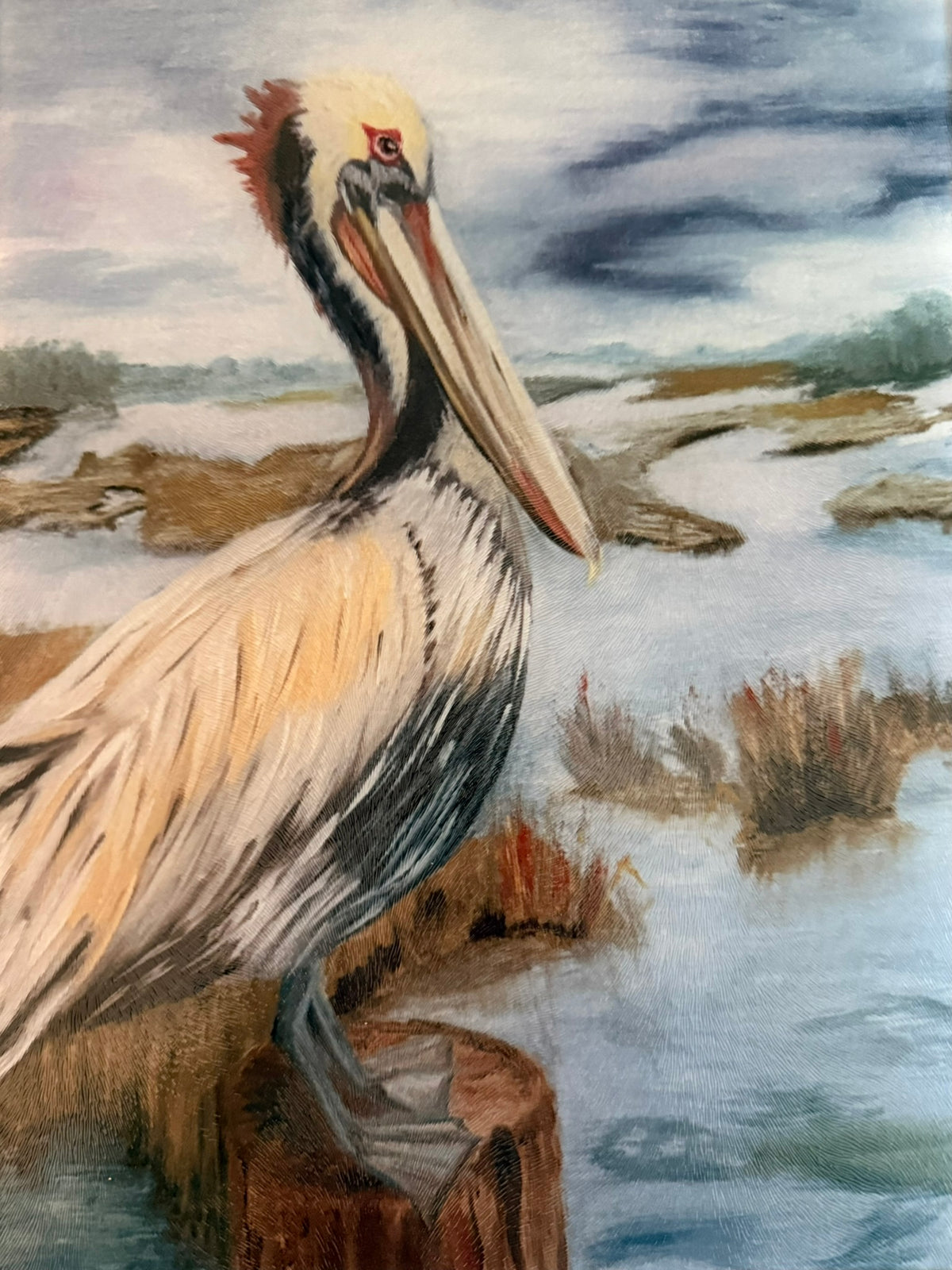 Pelican Brief Glass Cutting Board