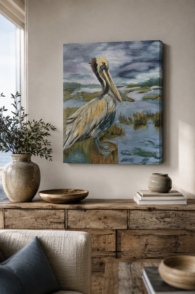 Pelican Brief Giclée Canvas Print