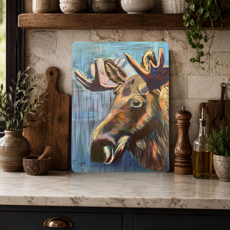 Beautiful Beast Glass Cutting Board